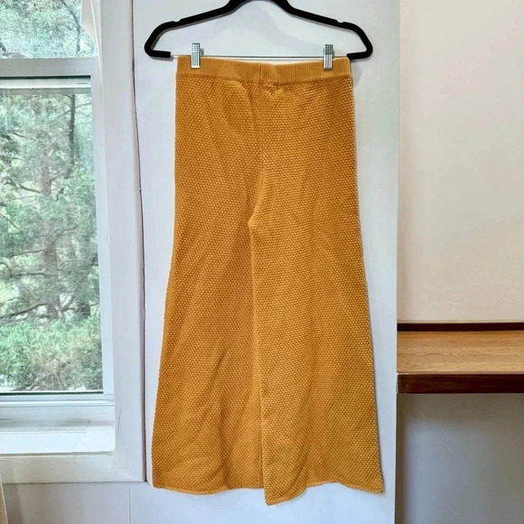 New Free People Hailee Sweater Set Matching Two Piece Pants in Orange - Picture 7 of 14